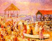 William Glackens Beach Scene near New London oil painting picture wholesale
